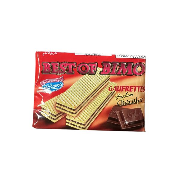 BIMO Gaufrettes Chocolate Best Biscuit 200g