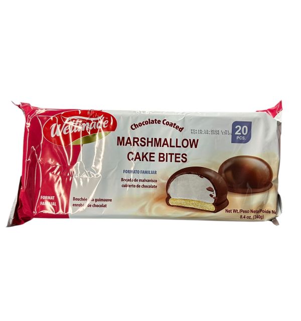 WELLMADE Marshmellow Cakes Bites 240g