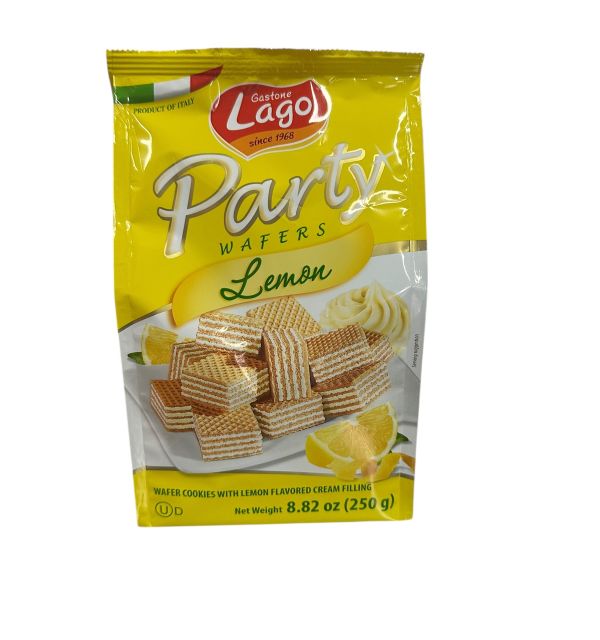Lago Party Wafers Lemon 250g