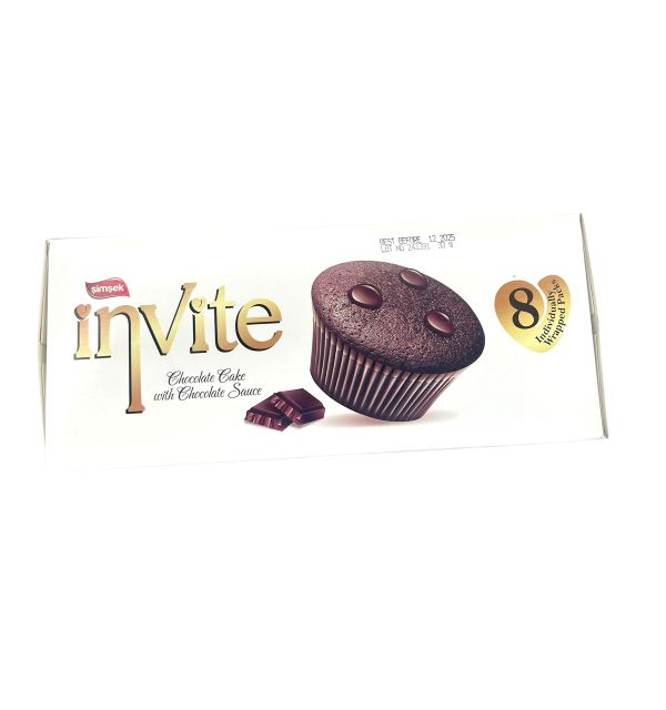 SIMSEK Invite Chocolate Cake w/Chocolate Sauce 240g