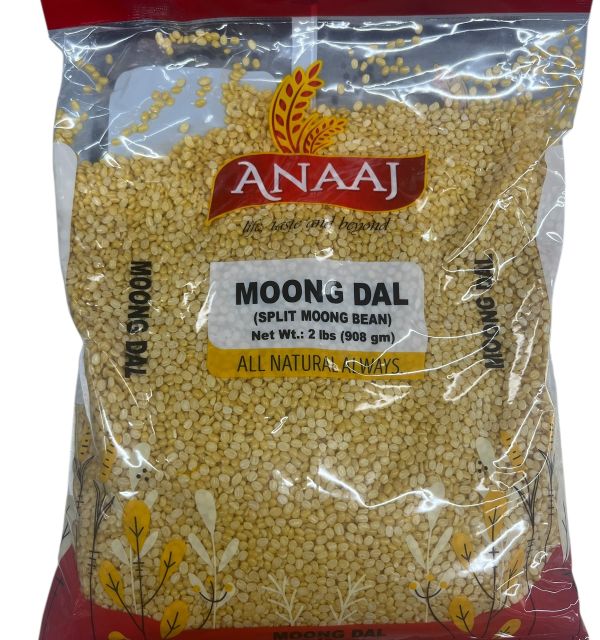 Anaaj Moong Dal (split Moong Bean) 2Lb Regular