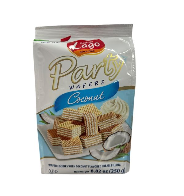 Lago Party Wafers Coconut 250g