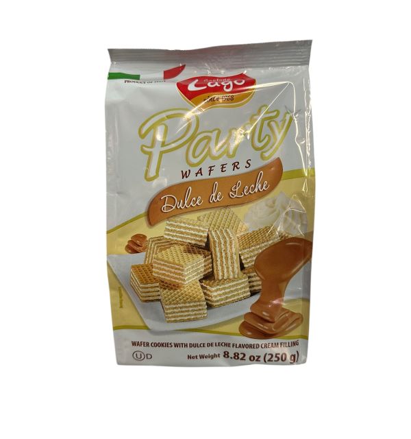 Lago Party Wafers Dulce de Leche 250g