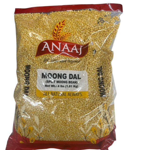 Anaaj Moong Dal (split Moong Bean) 4Lb Regular