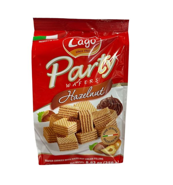 Lago Party Wafers Hazelnut 250g