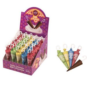 Elit Milk Chocolate Umbrella Candies 30g