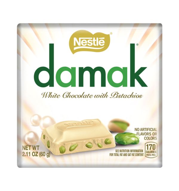 Nestle Damak White Cocolate w Pistachio 60g