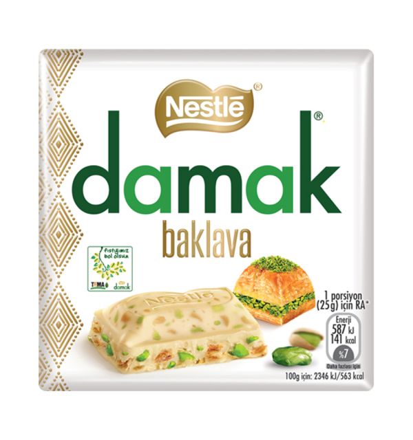 Nestle Damak White Chocolate w Pistachios (box) 360g