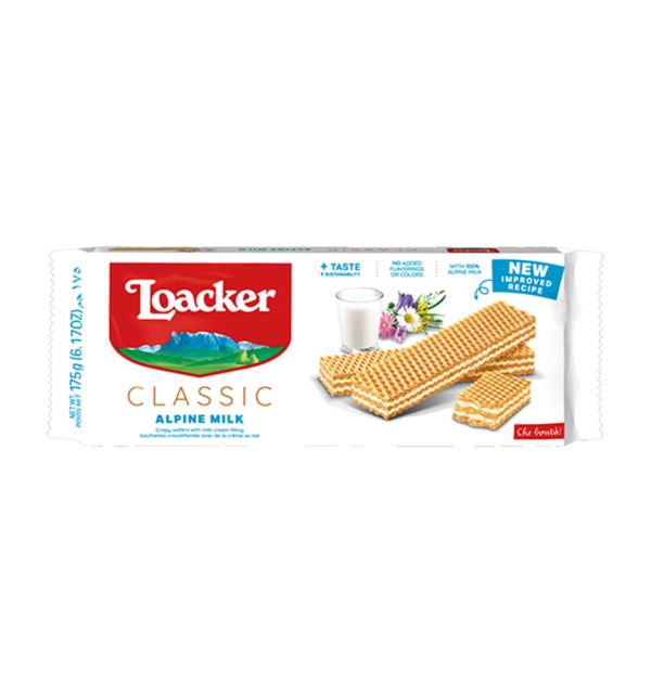 Loacker Classic Wafers Alpine Milk 175g