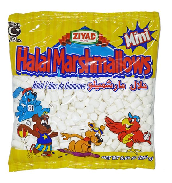 Ziyad Halal Mini Marshmallows 8.82oz