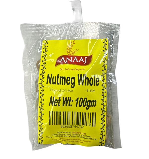 Anaaj Nutmeg Whole 100g Regular