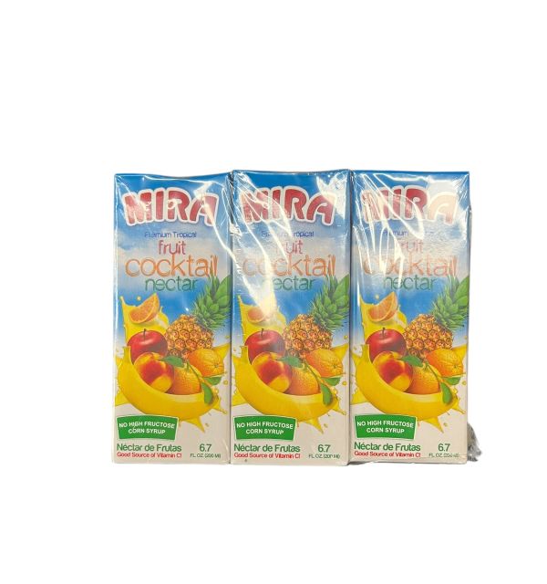 Mira Fruit Cocktail Nectar 3 Pack 6.7oz