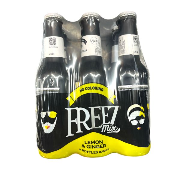 Freeze Mix Lemon & Ginger Soda 6x275mL