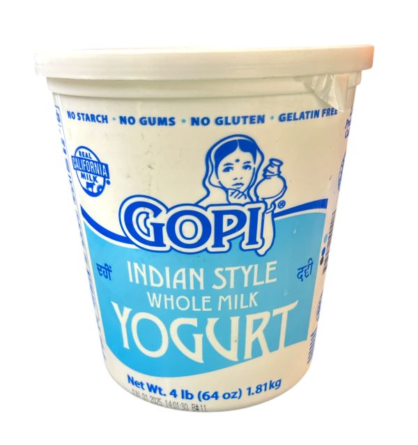 Gopi Whole Milk Yogurt 4lbs
