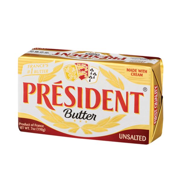 President Butter Unsalted 198g