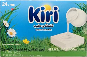 Kiri Cheese Wedges Family Pack 24pc 400g