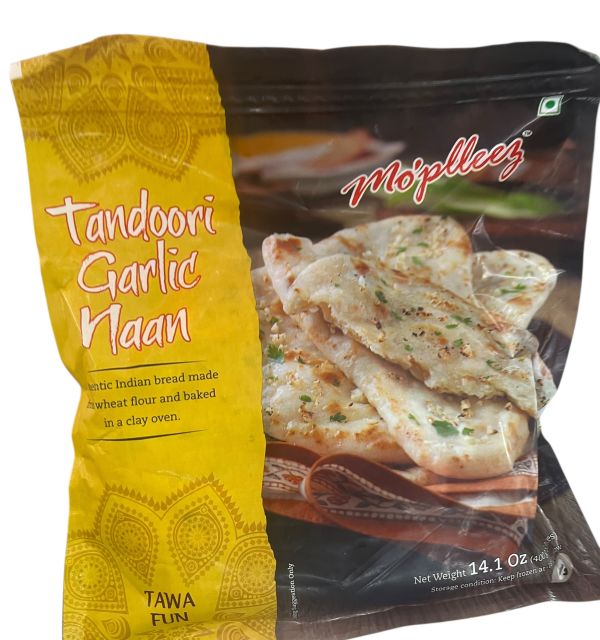 Mopleez Garlic Chilli Tandoori Naan 400g