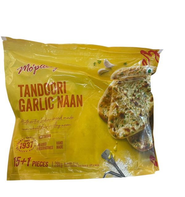 Mopleez Tandoori Garlic Naan 1.2kg