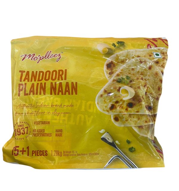 Mopleez Tandoori Plain Naan 1.2kg