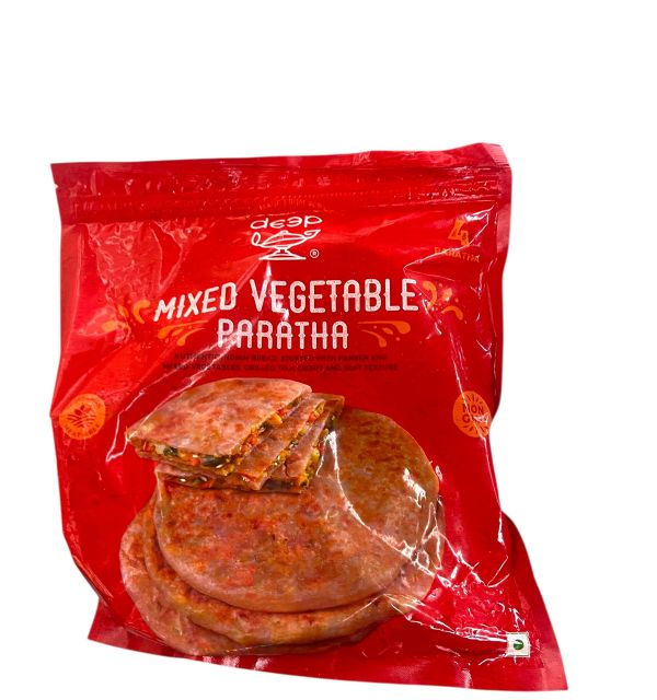 Deep Mixed Veg Paratha 4pc 400g