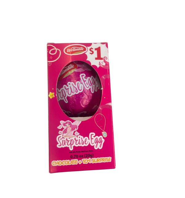  WELLMADE Girl Chocolate Egg 20g