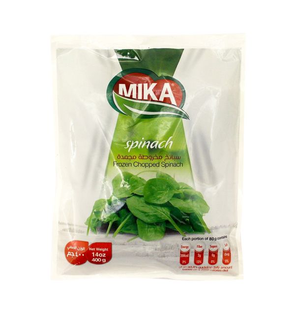 Mika Chopped Spinach 400g