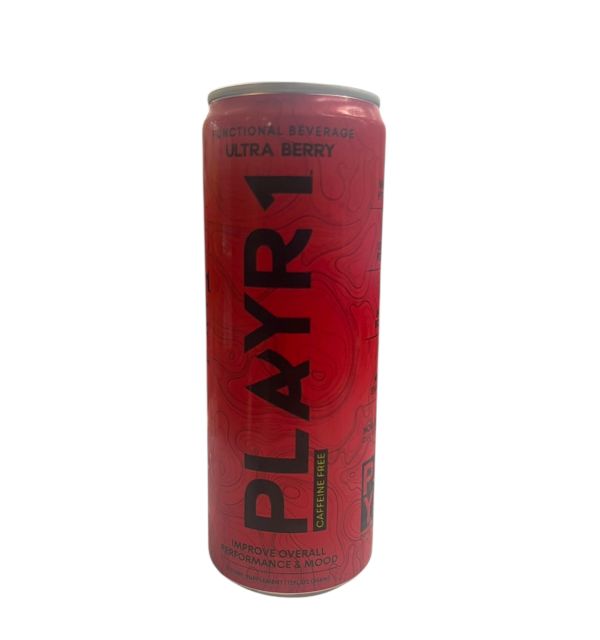 Playr1 Ultra Berry Caffeine Free 12oz