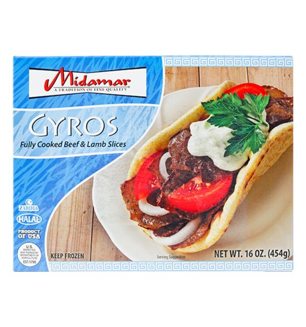Midamar Gyros Bf/lam 454g