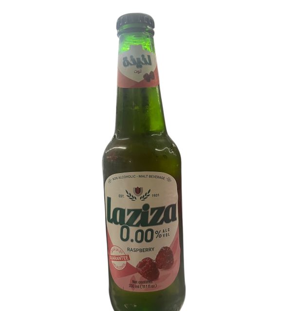 Laziza Non Alcoholic Beer Raspberry 330mL