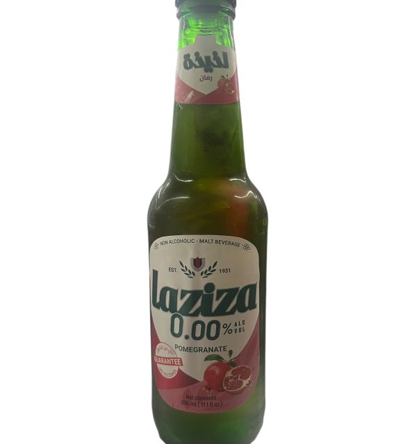 Laziza Non Alcoholic Beer Pomegranate 330mL