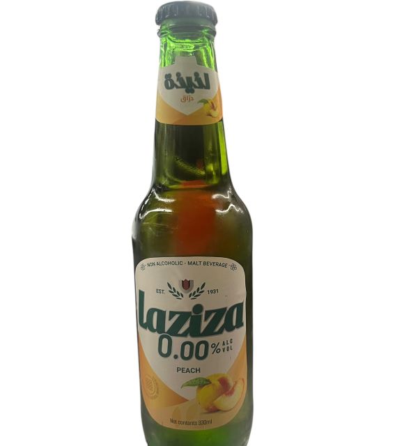 Laziza Non Alcoholic Beer Peach 330mL