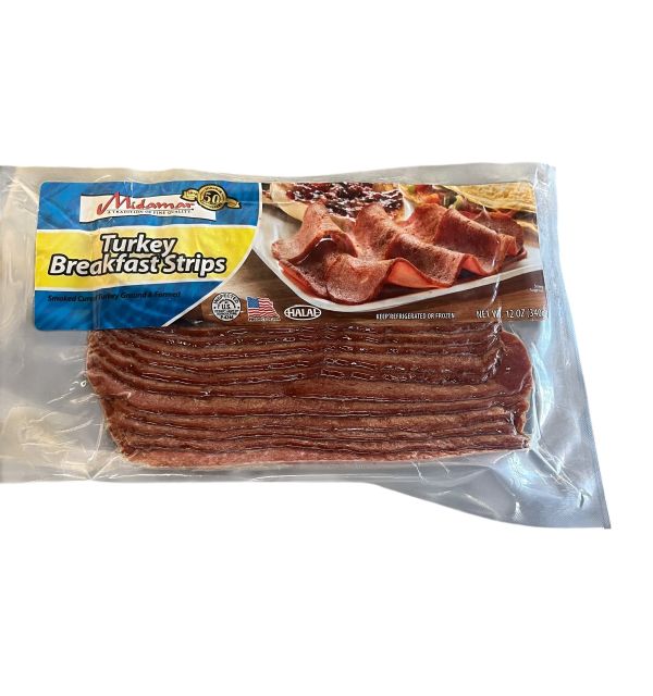 Midamar Turkey Breakfast Strip 340g