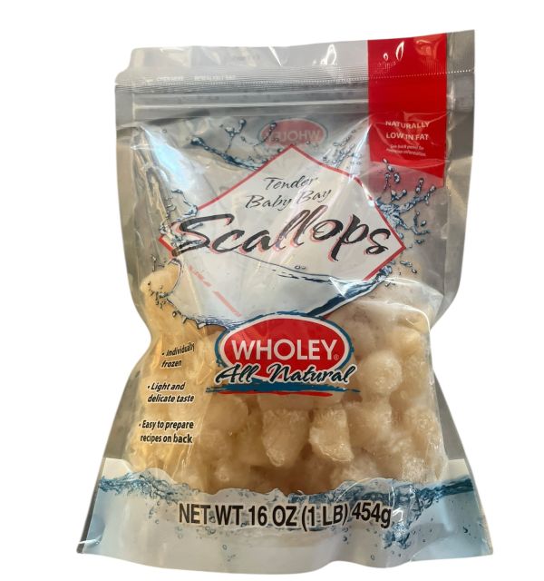 Wholey Tender Baby Bay Scallops