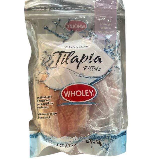 Wholey Tilapia Fillets 454g