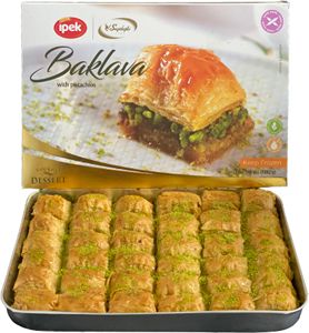 Ipek Baklava w/Pistachios 3lbs.