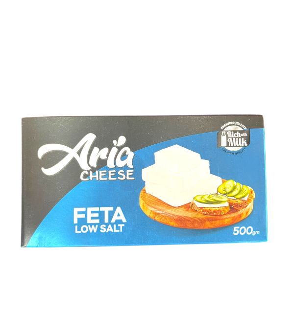 Aria Feta Cheese Low Salt 500g 