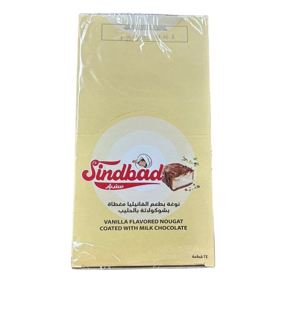 Sindbad Vanilla Nougat w Milk Chocolate 