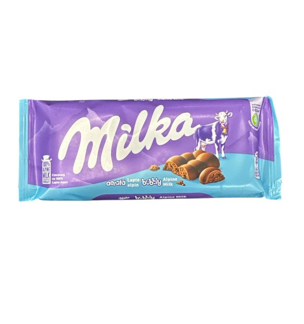 Milka Bubbly Alpine Milk 90g