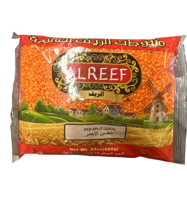 Alreef Red Split Lentils 680g
