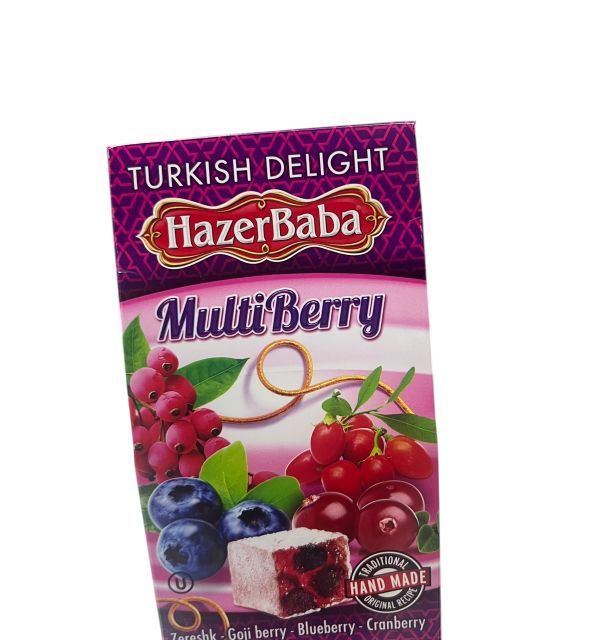 HAZERBABA MULTI BERRY TURKISH DELIGHT 100GR 