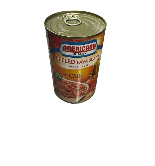 Americana Peeled Fava Beans w Chili 15.9oz