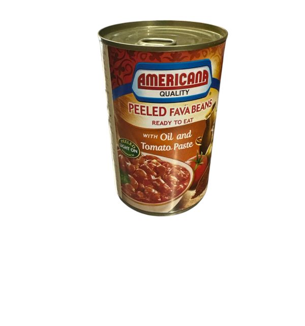 Americana Fava Beans Peeled w Oil & Tomato Paste 15.9oz