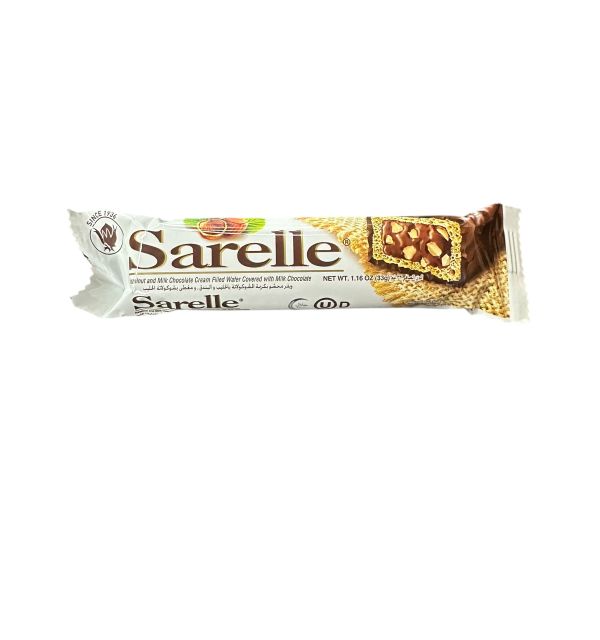 Sarelle Wafers Hlznt & Milk Choco 33g