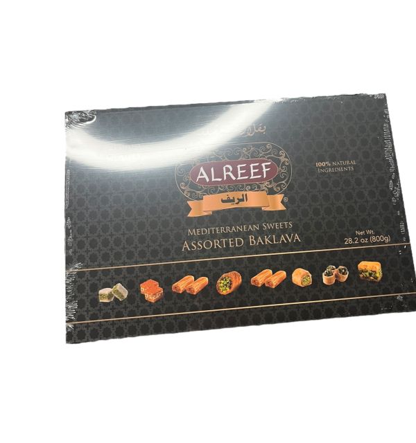 Al Reef Assorted Baklava Box 800g