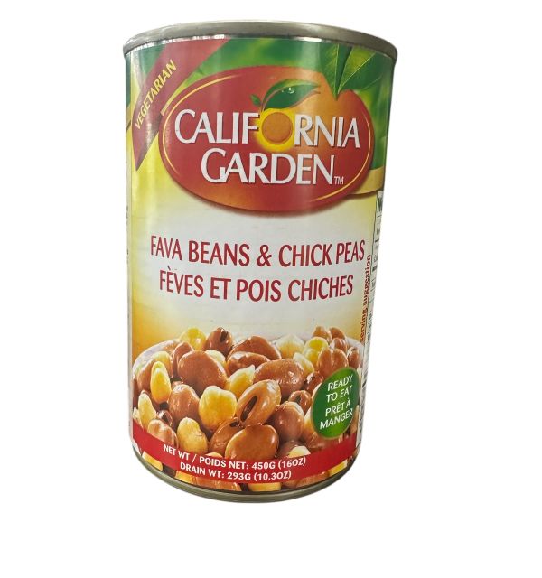 California Garden Fava Beans w Chickpeas 16oz