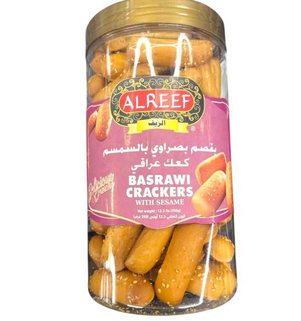 Al Reef Basrawi Crackers w/Sesame 350g