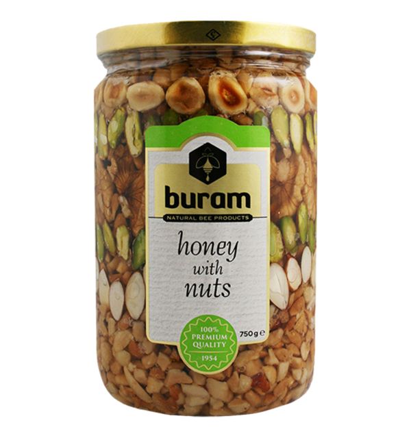 Buram Honey w/Nuts 750g