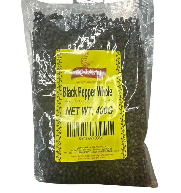 Anaaj Black Pepper Whole 00g Regular