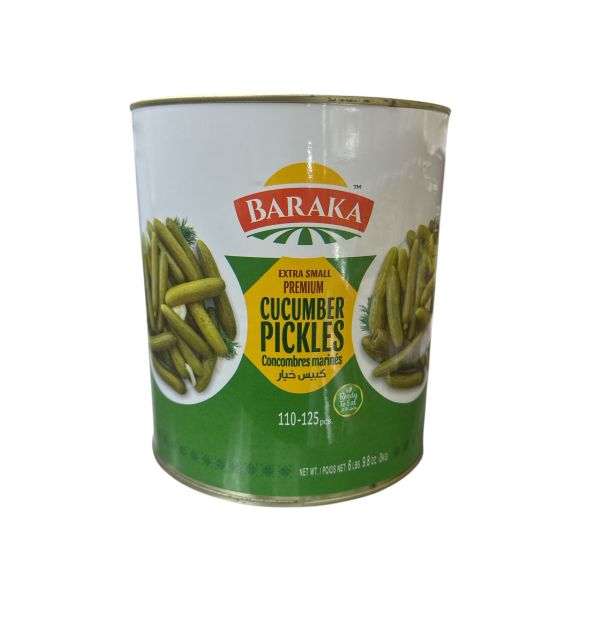BARAKA Cucumber Premium Baby pickles in tin 3000 g 