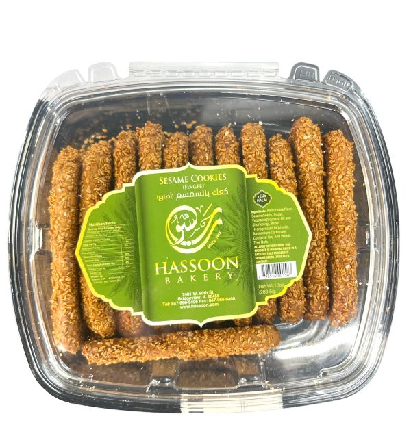 Hassoon Finger Sesame Cookie 10oz.
